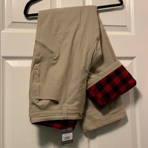 Fully Fleeced Lined EDDIE BAUER Pants